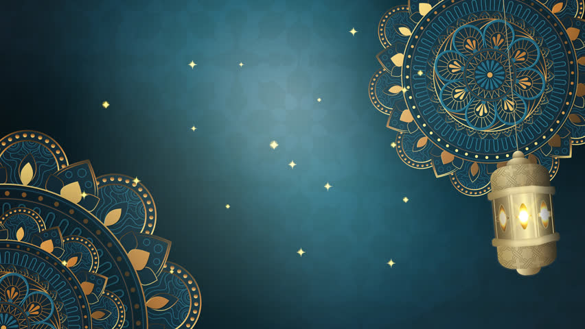 4k Animated Islamic  Background with Rotating mandala arabic patterns Mandala, arabic pattern and Lantern. Suitable for Muslim Religion Holiday Event. ramadan background, eid al fitri | Shutterstock HD Video #1101525577
