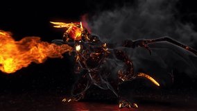 3D Dragon Fire Breath. 3D Demon Attack Flame. Monster Demon Flame Mythology  - Powered by Shutterstock - Get 15% off with code: PIKWIZARD15
