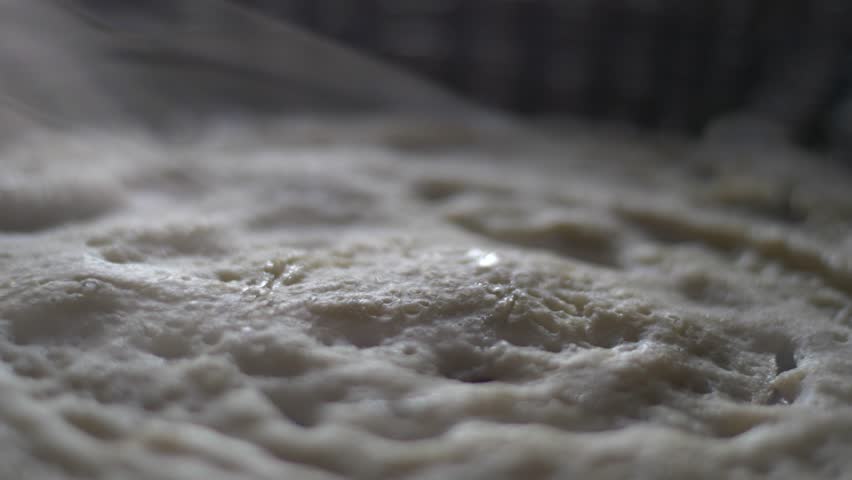 Close up Enjera Yemeni Style Arab cooling down steaming bread soft hot Ramadan food Royalty-Free Stock Footage #1101552431