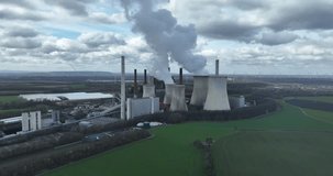 Witness the impressive scale and complexity of one of Europe's largest power plants in stunning aerial footage captured by drone.