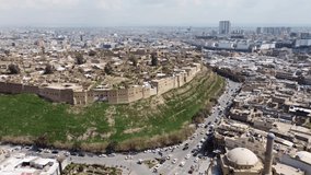 Erbil Citadel in Erbil City Capital of the Kurdistan Region, Iraq (KRI)

Drone Footage Captured in 4K Quality  25 FPS.