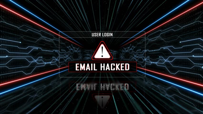 EMAIL HACKED Glitch Text in a Tech Room, with Alpha Matte, Loop
 | Shutterstock HD Video #1101609521
