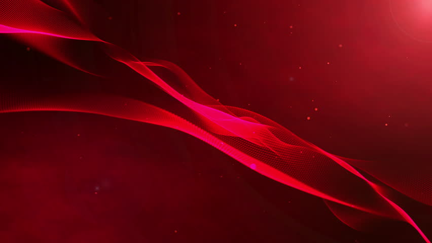beautiful red particle form, futuristic neon graphic Background, energy 3d abstract art element illustration, technology artificial intelligence, shape theme wallpaper animation Royalty-Free Stock Footage #1101612421