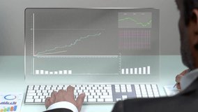 Futuristic monitor screen in Office - Powered by Shutterstock - Get 15% off with code: PIKWIZARD15