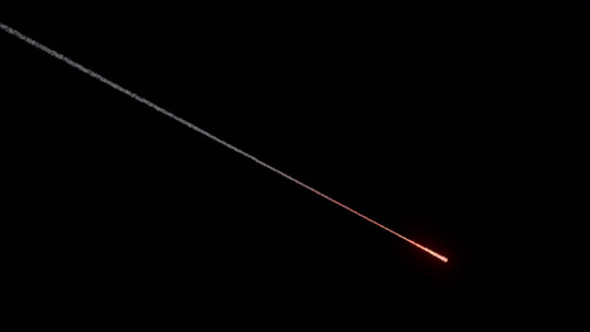 4k small Meteor flying in the sky, meteorite falls, alpha channel (transparency), VFX element | Shutterstock HD Video #1101663843
