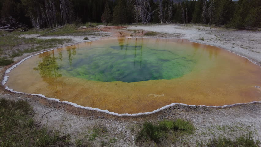Morning Glory Pool in Yellowstone National Park