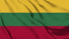 Lithuania Flag Close Up Backround