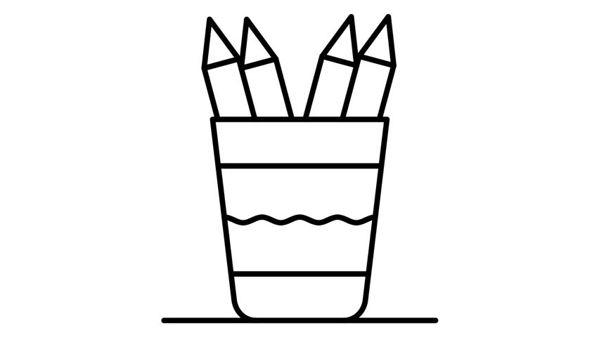 Vector Design Pencil Case Icon Style
