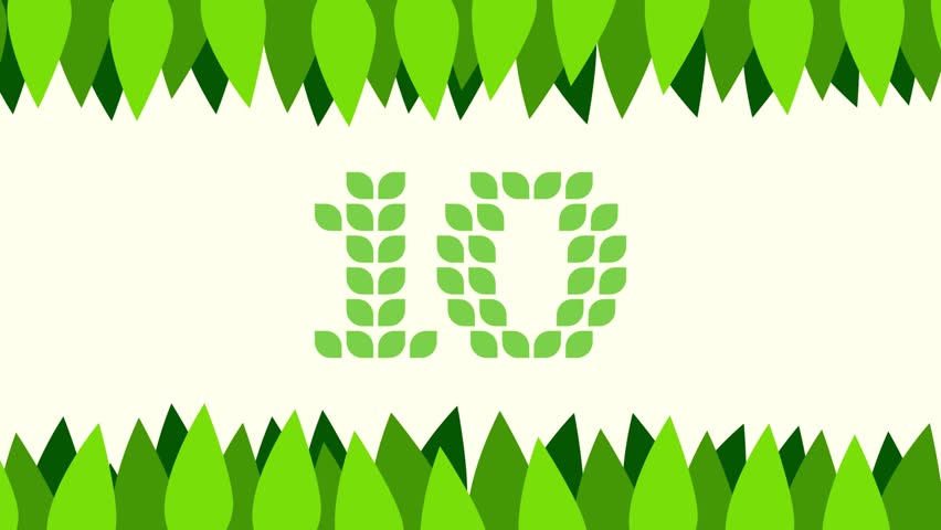 Leaf Countdown Timer From 10
