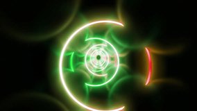 Neon Line Tunnel glowing　Fluorescent light corridor stage CG background - Powered by Shutterstock - Get 15% off with code: PIKWIZARD15