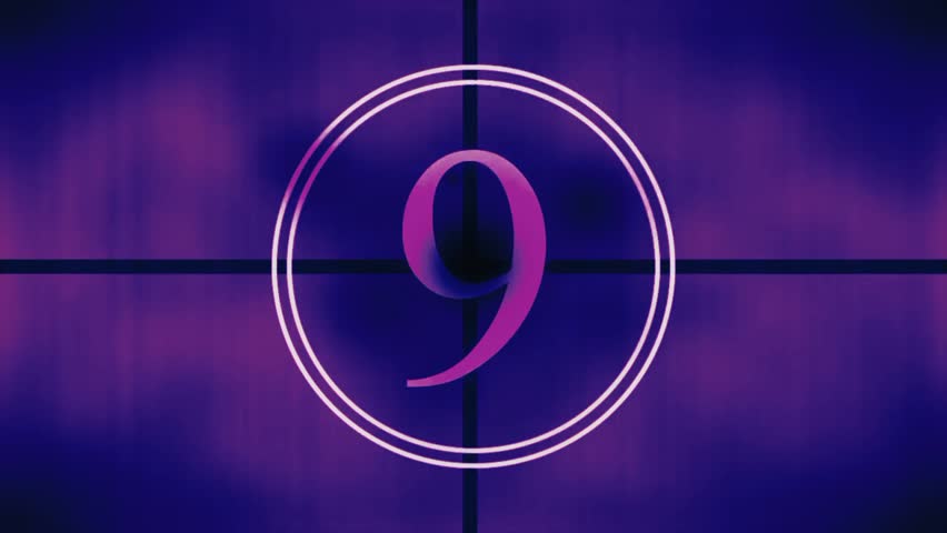 Colorful glowing countdown animation loop | Shutterstock HD Video #1101738929