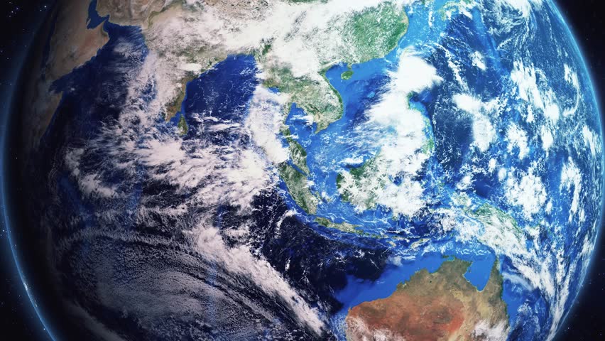 Zoom of the earth from space to the Limoges, France. 3D Animation Royalty-Free Stock Footage #1101742629