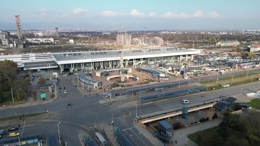 Sofia Central Railway Station in Bulgaria