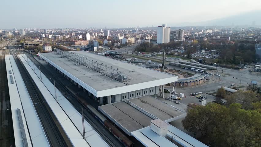Sofia Central Railway Station in Bulgaria