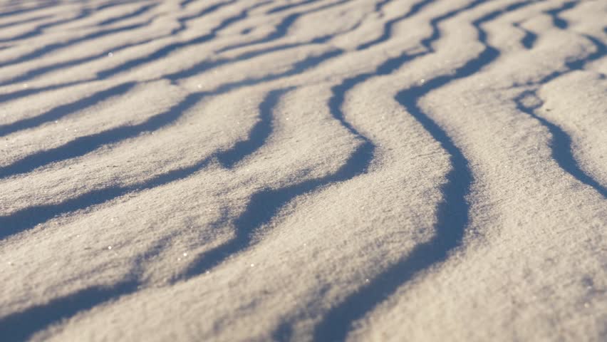 Tan Gypsum Sand ripples waves at white sands national park desert sand dunes landscape in New Mexico, usa