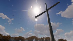 Christian Cross 3D Video Animation