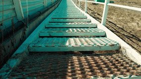 rusted metal steps in the stadium - Powered by Shutterstock - Get 15% off with code: PIKWIZARD15