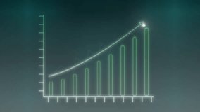 Business graph growth animation. Animated success business graph. mz_466 - Powered by Shutterstock - Get 15% off with code: PIKWIZARD15