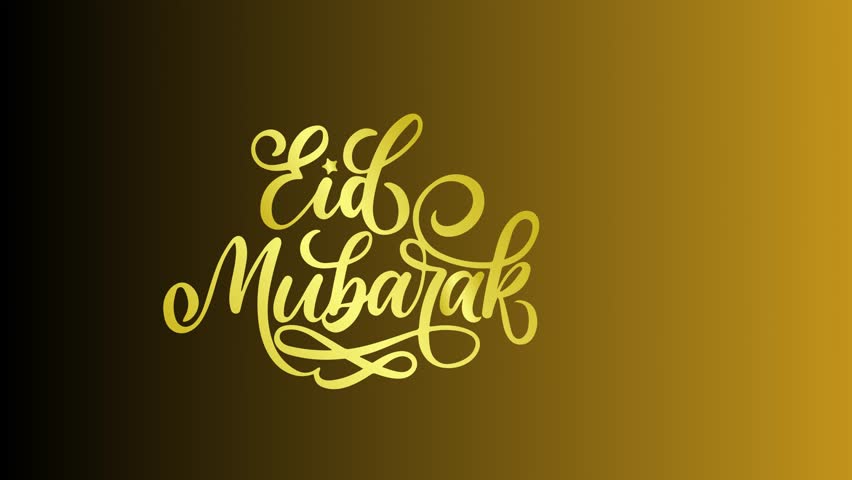 Eid Mubarak ,Eid Al Adha and Eid Al Fitr Happy holiday written in arabic calligraphy. Eid social media animated post video.  | Shutterstock HD Video #1101805467