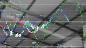 Animation of statistics financial data processing over warehouse. global shipping, business, digital interface, technology and networking concept digitally generated video. - Powered by Shutterstock - Get 15% off with code: PIKWIZARD15