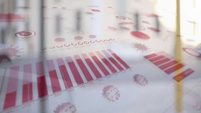 Digital composition of covid-19 statistical data processing against view of city traffic. coronavirus covid-19 pandemic concept - Powered by Shutterstock - Get 15% off with code: PIKWIZARD15