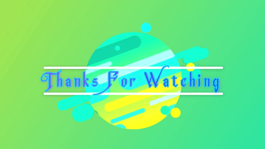 Animated End screen simple motion.thanks for watching ,channel outro. | Shutterstock HD Video #1101855207