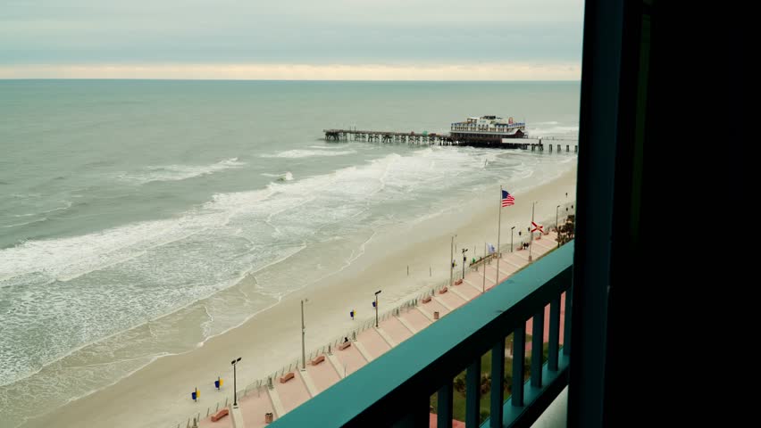 Daytona Beach, Florida Sunset and Pier