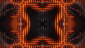 Abstract equalizer orange neon waves dj loop animation background