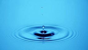 A single drop of water falling into a pool of water in slow motion. - Powered by Shutterstock - Get 15% off with code: PIKWIZARD15