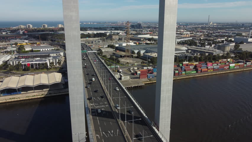 The Melbourne Docklands and surrounds from the air. 