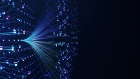 Loopable Illustrative 3D Animation of Neural Network. Concept: Chatbot, Artificial Intelligence, Deep Learning, Machine Learning and Large Language Model Visualization. - Powered by Shutterstock - Get 15% off with code: PIKWIZARD15