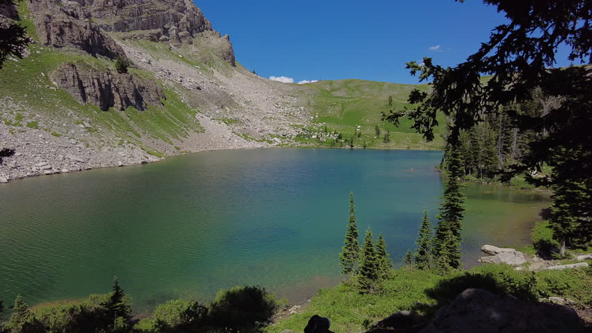 Ripples Across Marion Lake in Grand Teton National Park