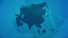 Asia Map Digital Business Background - Powered by Shutterstock - Get 15% off with code: PIKWIZARD15