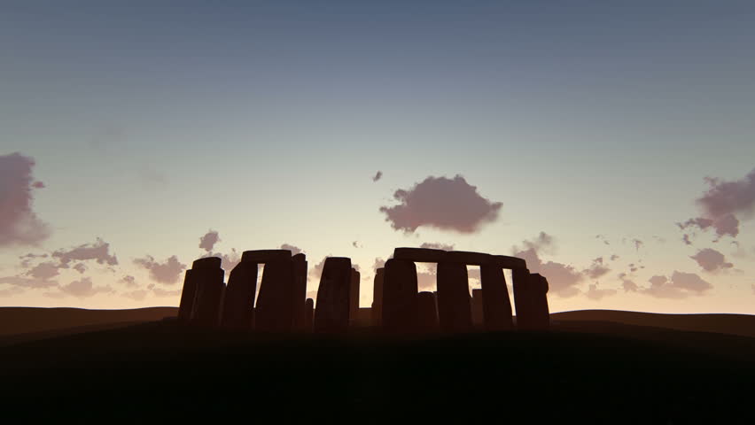 Stonehenge Timelapse 3D Video Animation