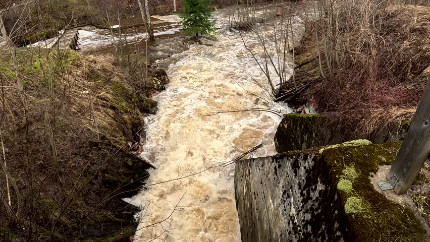 Sluice at Līgatne in Latvia