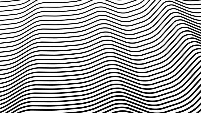 Black and white lines motion pattern. Seamless loop background | Shutterstock HD Video #1101968297