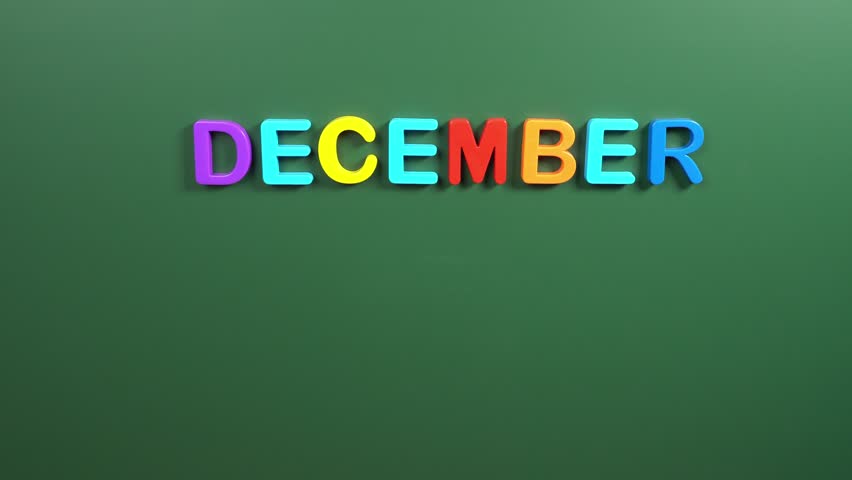 Hand sticking a sticker 28 December calendar day on school board. 28 date of December. Twenty eighth day of December. 28th date number. 28 day calendar. Twenty eight date Royalty-Free Stock Footage #1101968581