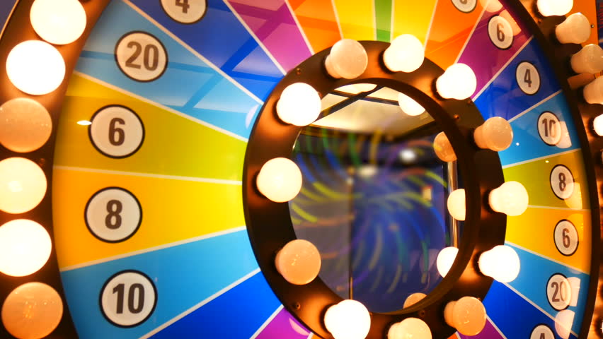 retro colorful casino game cabinet slot machine flashing lights. game spinning light with bankrupt, success and fresh start slots. slot machine gamble footage background Royalty-Free Stock Footage #1101992055