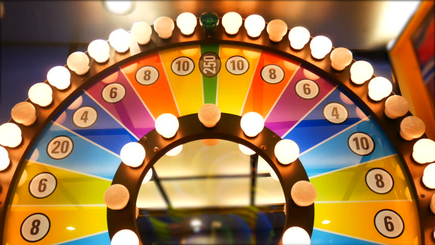retro colorful casino game cabinet slot machine flashing lights. game spinning light with bankrupt, success and fresh start slots. slot machine gamble footage background Royalty-Free Stock Footage #1101992057