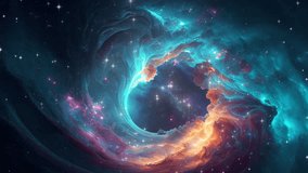 Deep Purple and Copper Abstract Fractal Universe Space Looping Background - Powered by Shutterstock - Get 15% off with code: PIKWIZARD15