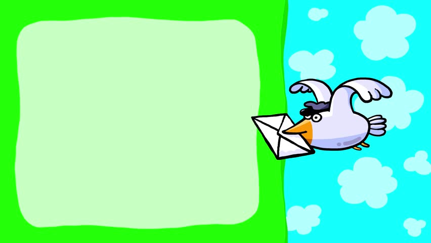 Cartoon character post office pigeon flying animation for titles. Good for fairy tales, illustration, etc... Cute intro frame included, seamless loop. 
 | Shutterstock HD Video #1102016909
