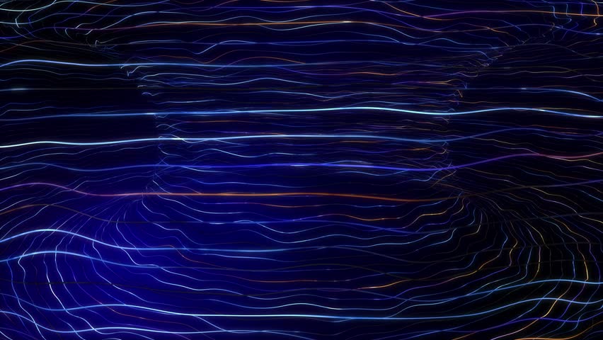 Blue fashion dynamic tornado lines seamless circulation flow background