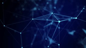 Futuristic geometric flow with connecting points and lines. Abstract blue digital background. Global network concept. Big data complex with compounds. 3D rendering. - Powered by Shutterstock - Get 15% off with code: PIKWIZARD15
