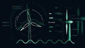 Wind power generation infographics. Wind turbines components. Stylish glossy graphics on a dark background.
 - Powered by Shutterstock - Get 15% off with code: PIKWIZARD15