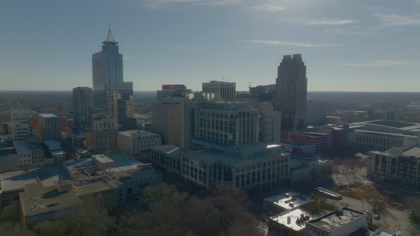Slow rise of downtown Raleigh