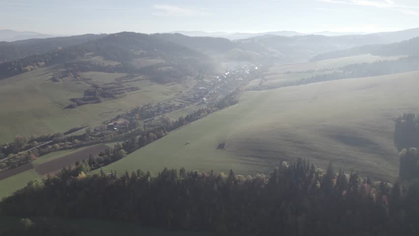 Aerial footage dron dji forest foggy mist
 Royalty-Free Stock Footage #1102131043