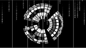 Animation of binary coding and data processing over globe. Global connections, digital interface, data processing and cloud computing concept digitally generated video. - Powered by Shutterstock - Get 15% off with code: PIKWIZARD15