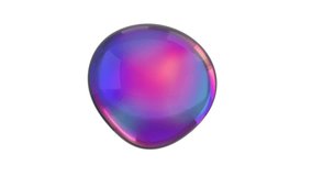 Abstract 3d animation of an iridescent bubble, 4k video, loop - Powered by Shutterstock - Get 15% off with code: PIKWIZARD15