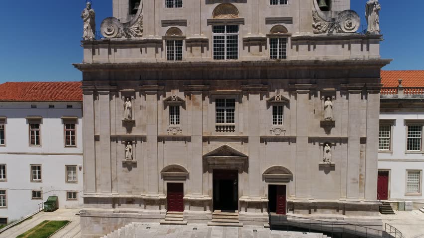 The New Cathedral of Coimbra in Portugal