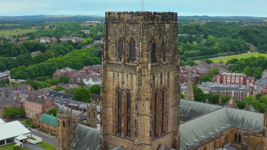 Durham Cathedral is a cathedral in the historic city center of Durham, England, UK. The Durham Castle and Cathedral is a UNESCO World Heritage Site since 1986. 